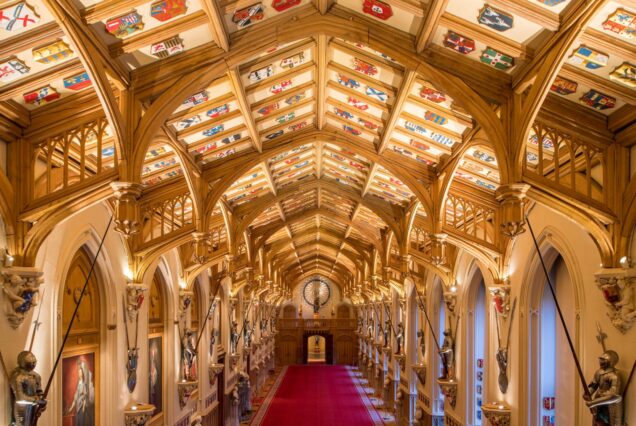 Hampton palace court + Windsor castle